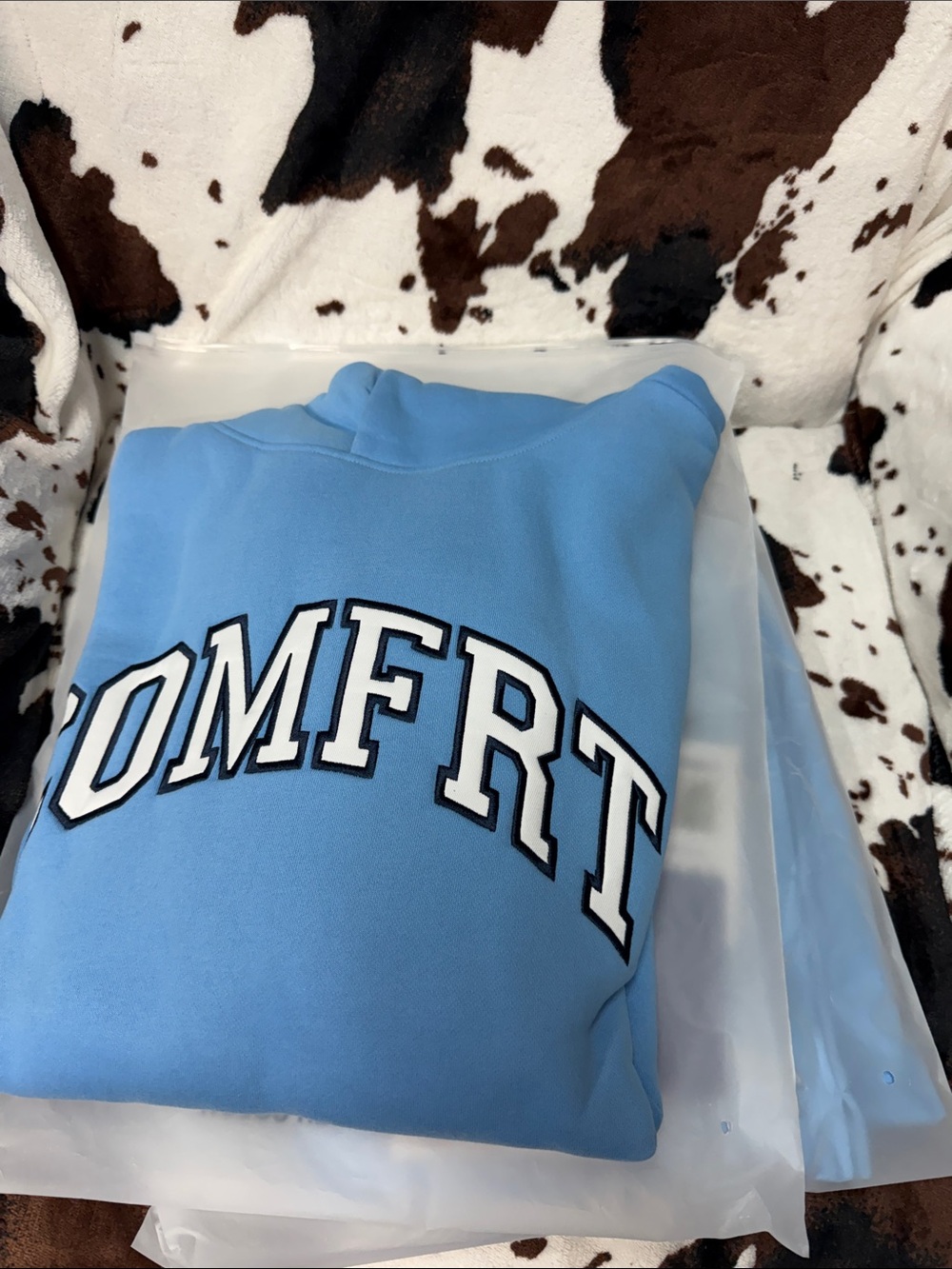 Comfort Logo Hoodie & shorts - Sky Blue